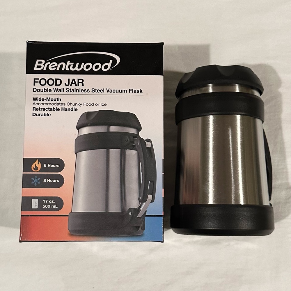 Brentwood Stainless Steel Food Jar Insulated